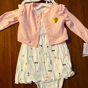 NWT Carter’s baby girl outfit - 6 months